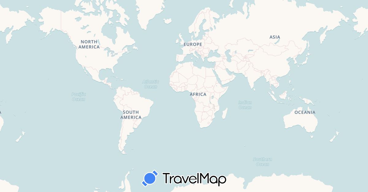 TravelMap itinerary: driving in Svalbard and Jan Mayen (Europe)